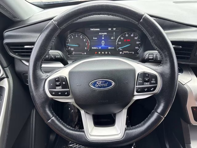 2021 Stone Gray Metallic Ford Explorer XLT RWD SUV