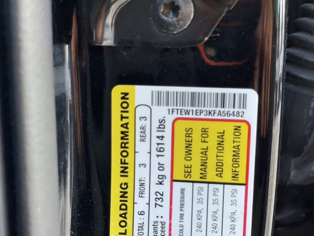 2019 Agate Black Metallic Ford F-150 XL 4X4 Truck