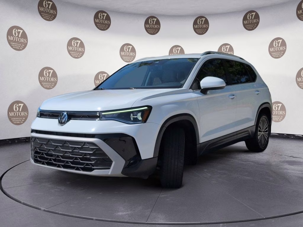 2025 White Volkswagen Taos 1.5T SE FWD SUV