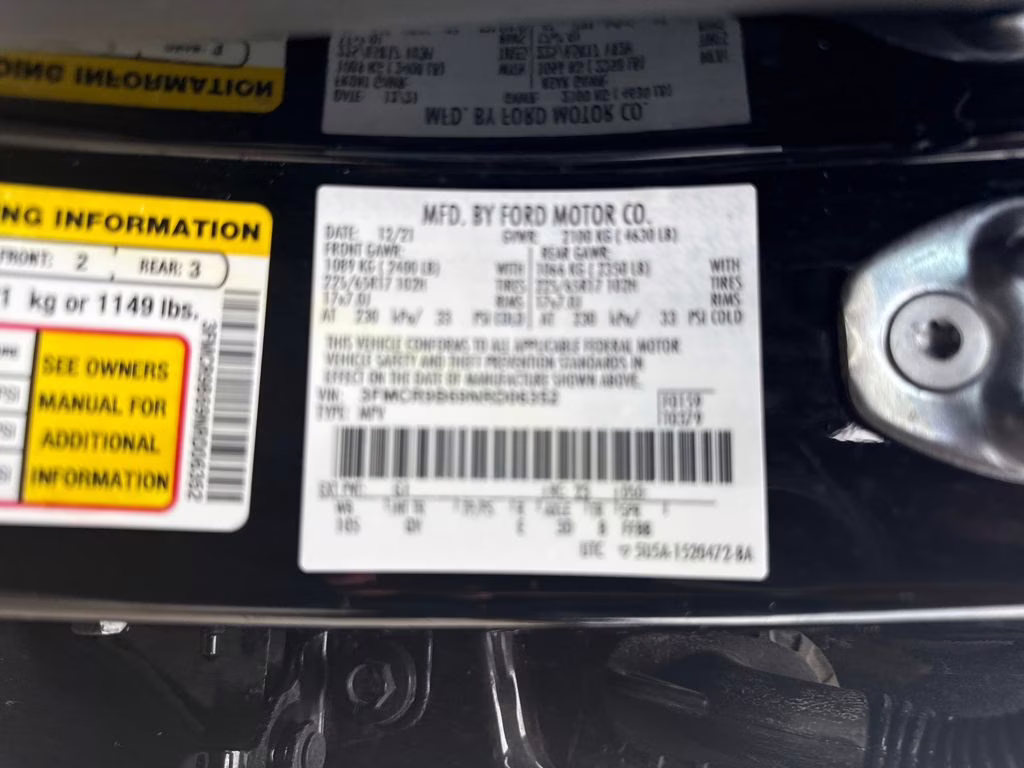 2022 Shadow Black Ford Bronco Sport Big Bend 4X4 SUV