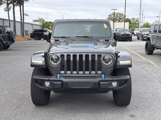 2023 Granite Crystal Metallic Clearcoat Jeep Wrangler 4xe Rubicon 4X4 Convertible