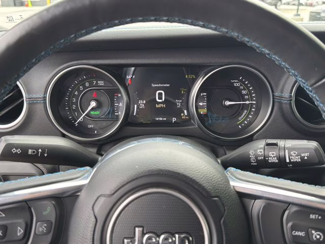 2023 Granite Crystal Metallic Clearcoat Jeep Wrangler 4xe Rubicon 4X4 Convertible