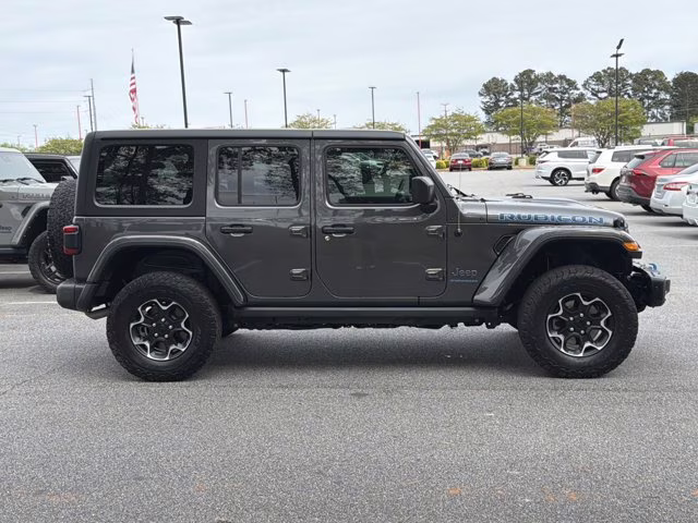 2023 Granite Crystal Metallic Clearcoat Jeep Wrangler 4xe Rubicon 4X4 Convertible