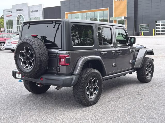2023 Granite Crystal Metallic Clearcoat Jeep Wrangler 4xe Rubicon 4X4 Convertible