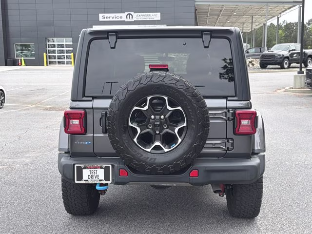 2023 Granite Crystal Metallic Clearcoat Jeep Wrangler 4xe Rubicon 4X4 Convertible
