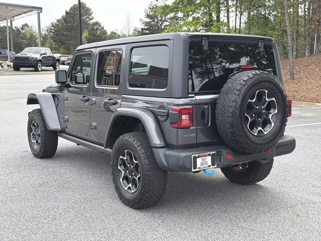 2023 Granite Crystal Metallic Clearcoat Jeep Wrangler 4xe Rubicon 4X4 Convertible