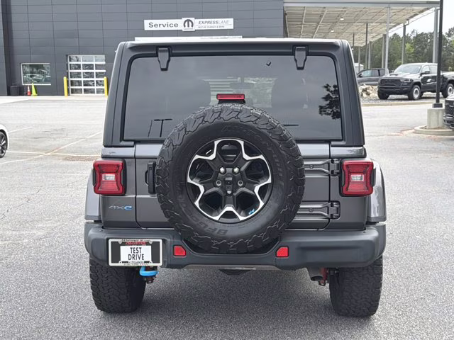 2023 Granite Crystal Metallic Clearcoat Jeep Wrangler 4xe Rubicon 4X4 Convertible