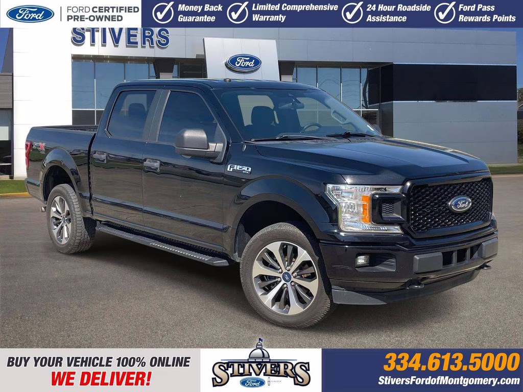 2019 Agate Black Metallic Ford F-150 XL 4X4 Truck
