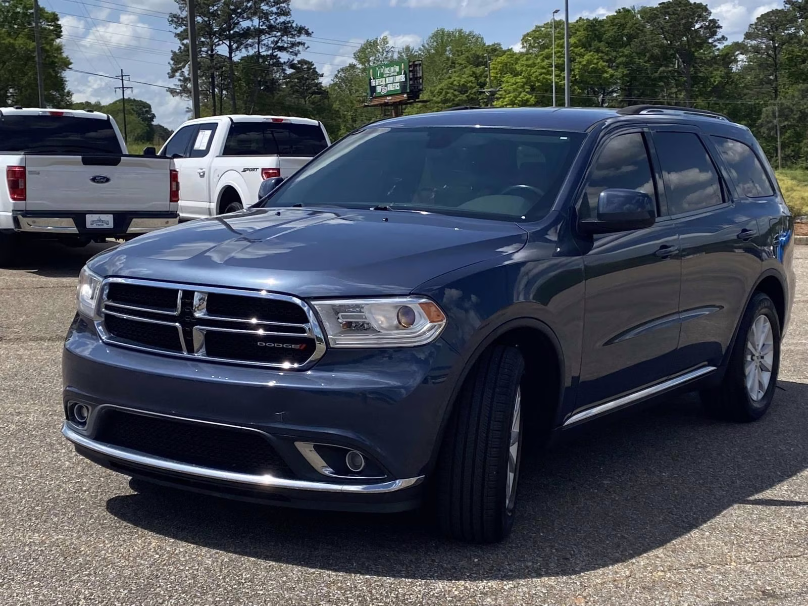 2020 Reactor Blue Pearlcoat Dodge Durango SXT Plus RWD SUV