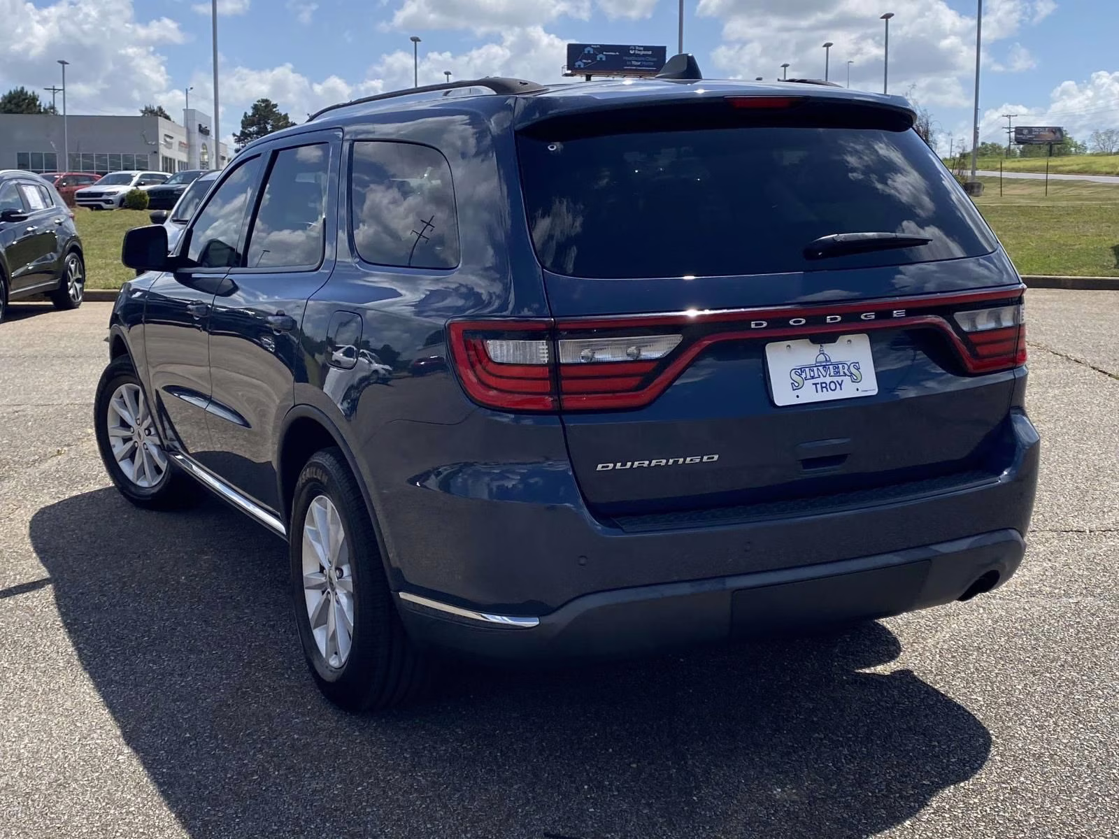 2020 Reactor Blue Pearlcoat Dodge Durango SXT Plus RWD SUV