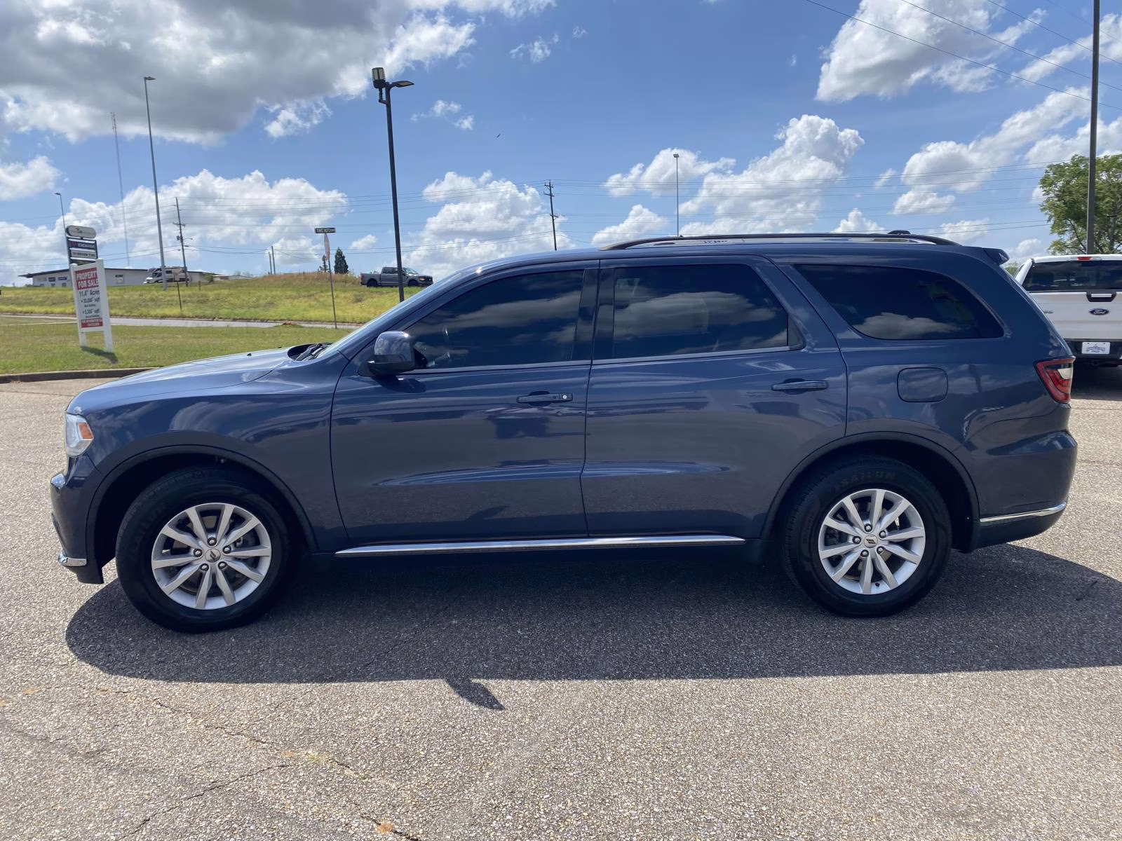 2020 Reactor Blue Pearlcoat Dodge Durango SXT Plus RWD SUV