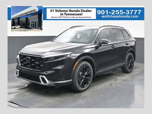 2026 Crystal Black Pearl Honda CR-V Hybrid Sport Touring AWD SUV
