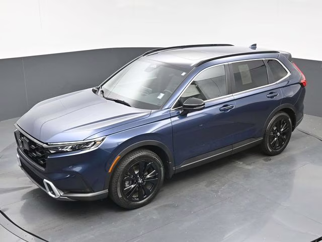 2025 Blue Honda CR-V Hybrid Sport Touring AWD SUV