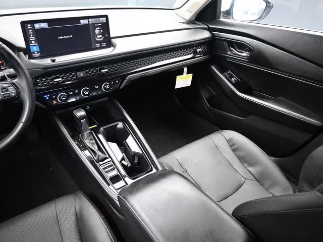 2023 Platinum White Pearl Honda Accord Hybrid Touring FWD Sedan