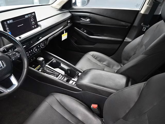 2023 Platinum White Pearl Honda Accord Hybrid Touring FWD Sedan
