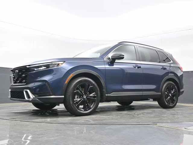 2025 Blue Honda CR-V Hybrid Sport Touring AWD SUV
