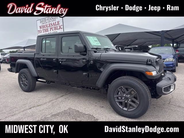 2026 Black Clearcoat Jeep Gladiator Sport 4X4 Truck
