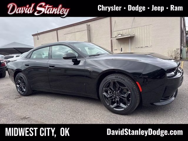 2026 Diamond Black Crystal Pearlcoat Dodge Charger R/T AWD Sedan