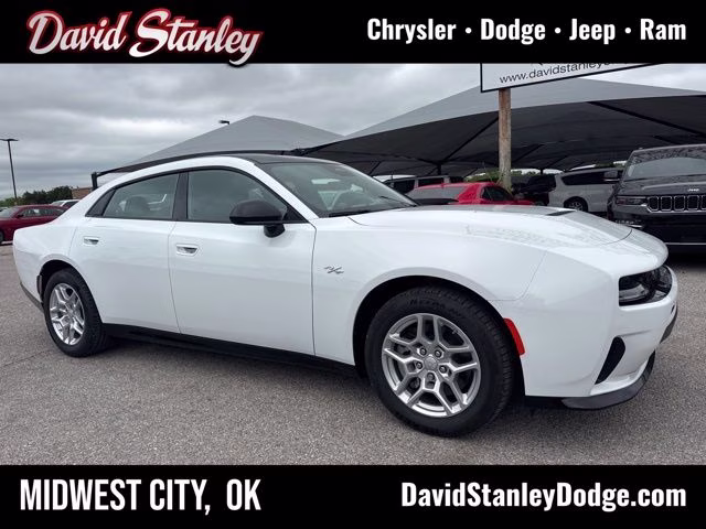 2026 Bright White Clearcoat Dodge Charger R/T AWD Sedan