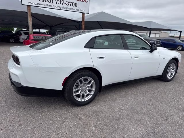 2026 Bright White Clearcoat Dodge Charger R/T AWD Sedan