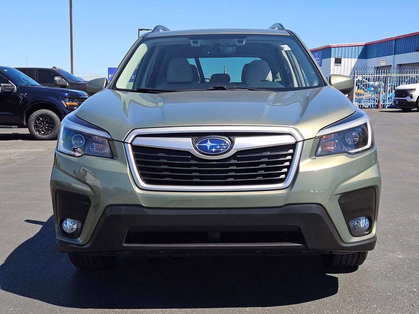 2021 Jasper Green Metallic Subaru Forester Premium AWD SUV