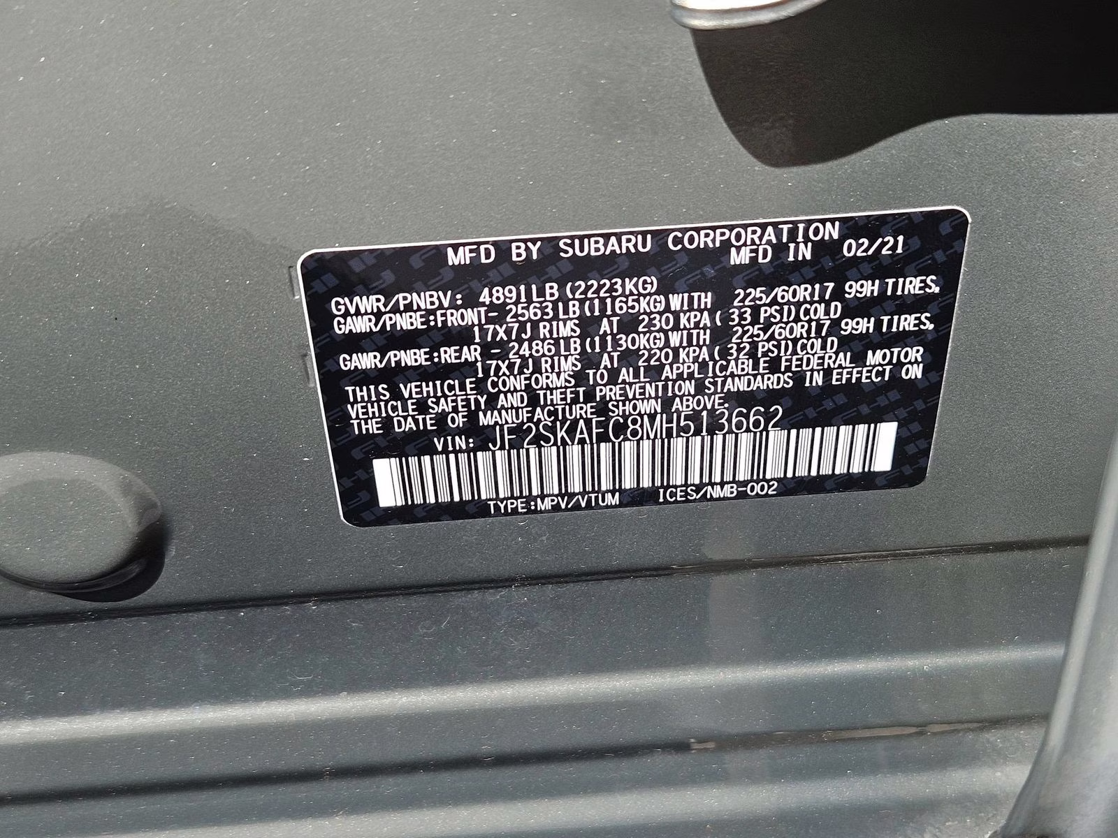 2021 Jasper Green Metallic Subaru Forester Premium AWD SUV