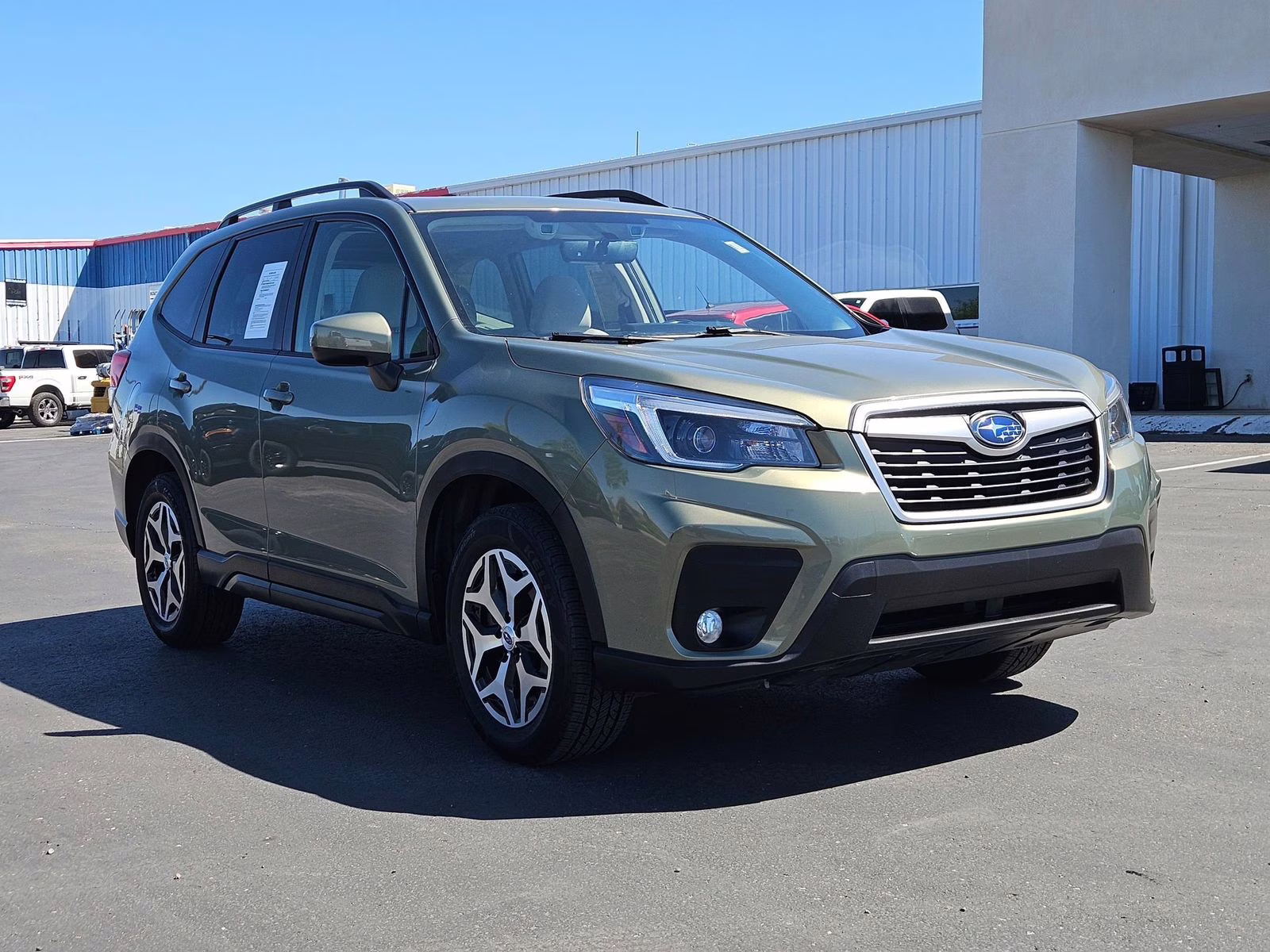 2021 Jasper Green Metallic Subaru Forester Premium AWD SUV