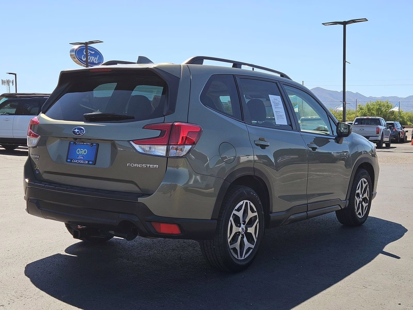 2021 Jasper Green Metallic Subaru Forester Premium AWD SUV