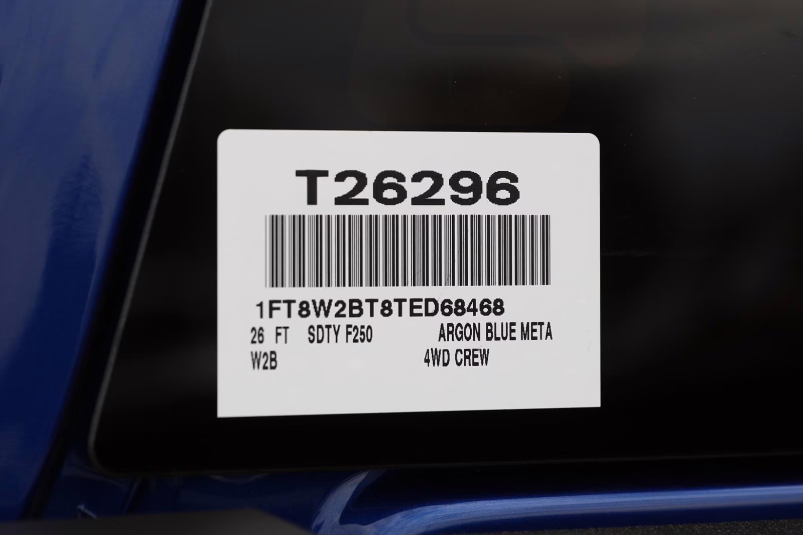 2026 Argon Blue Metallic Ford Super Duty F-250 SRW LARIAT 4X4 Truck