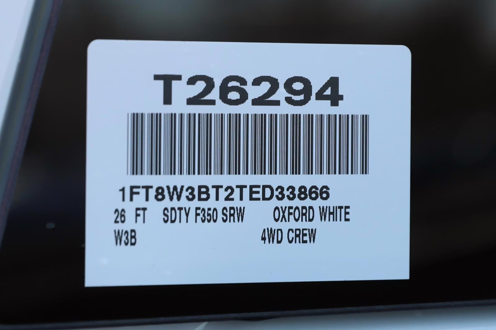 2026 Oxford White Ford Super Duty F-350 SRW XL 4X4 Truck