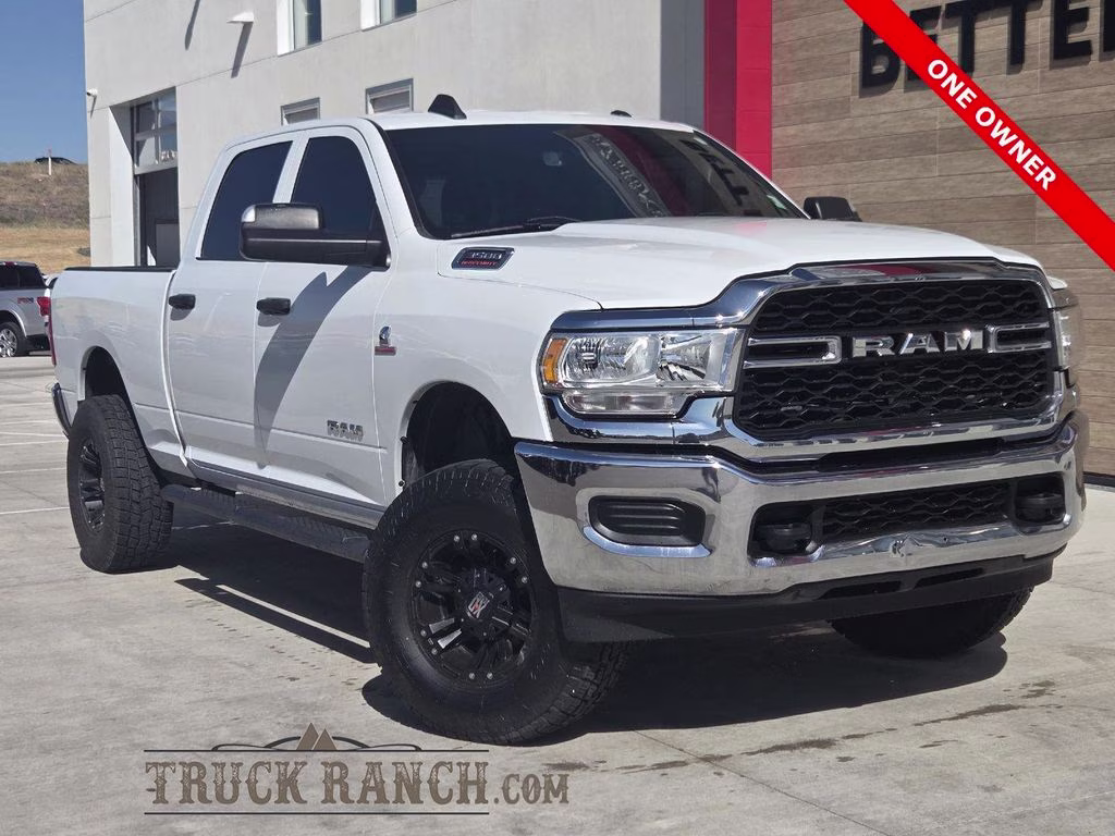 2022 Bright White Clearcoat Ram 3500 Tradesman 4X4 Truck