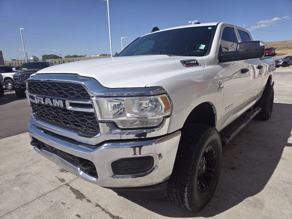 2022 Bright White Clearcoat Ram 3500 Tradesman 4X4 Truck