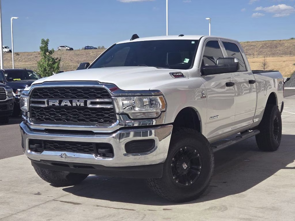 2022 Bright White Clearcoat Ram 3500 Tradesman 4X4 Truck