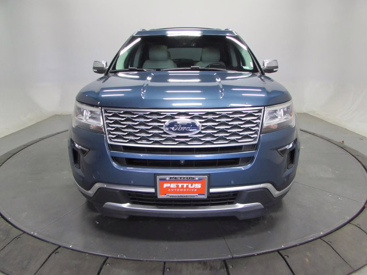 2018 Blue Metallic Ford Explorer Platinum 4X4 SUV