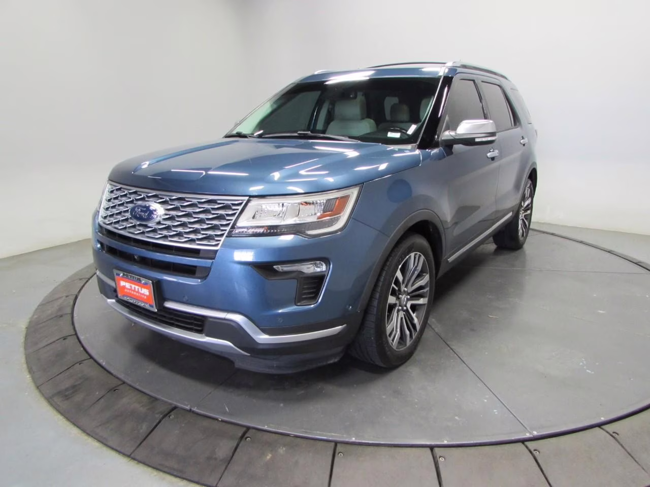 2018 Blue Metallic Ford Explorer Platinum 4X4 SUV
