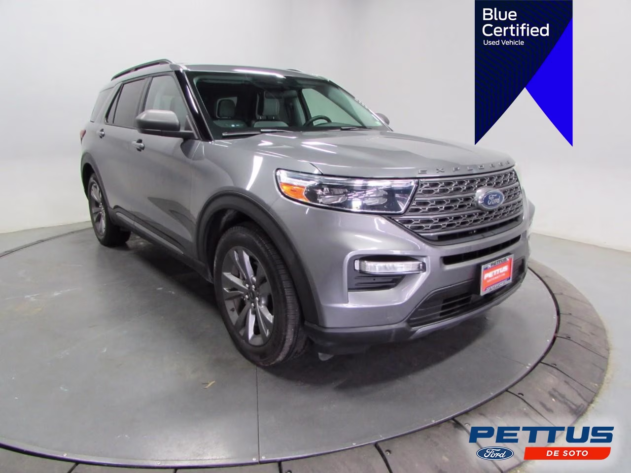 2021 Stone Gray Metallic Ford Explorer XLT 4X4 SUV