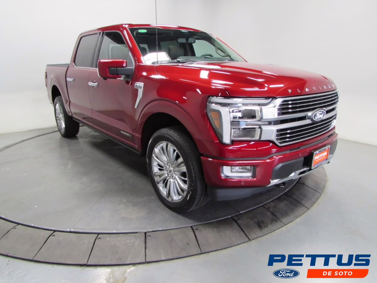 2026 Ruby Red Metallic Tinted Clearcoat Ford F-150 Platinum 4X4 Truck