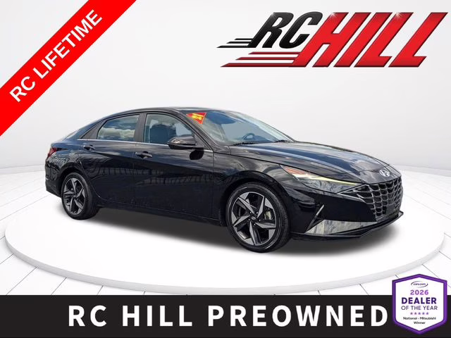 2021 Phantom Black Hyundai Elantra Limited FWD Sedan