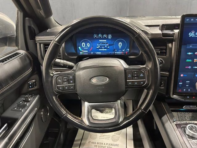 2022 Star White Metallic Tri-Coat Ford Expedition Max Platinum 4X4 SUV