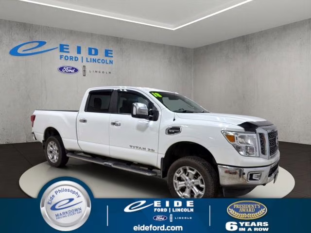 2018 Glacier White Nissan Titan XD SV 4X4 Truck