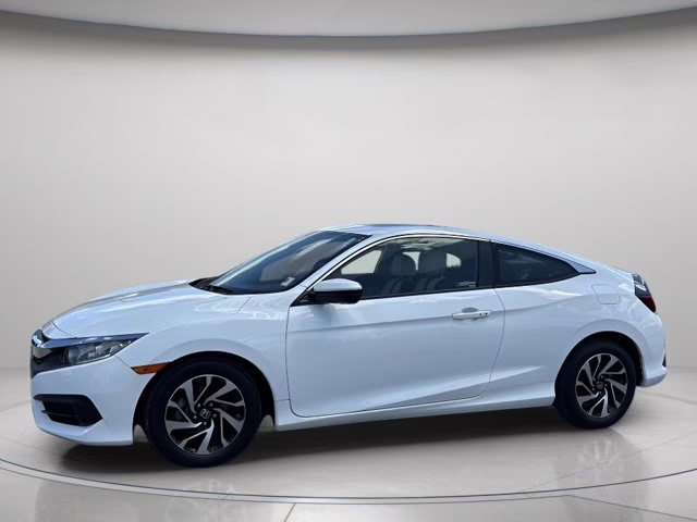 2018 White Honda Civic Coupe LX-P FWD Coupe