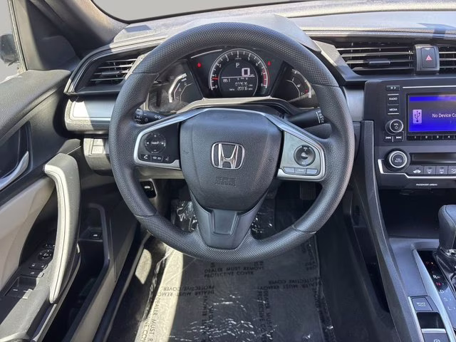 2018 White Honda Civic Coupe LX-P FWD Coupe