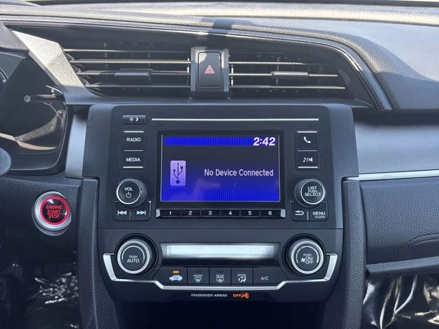 2018 White Honda Civic Coupe LX-P FWD Coupe