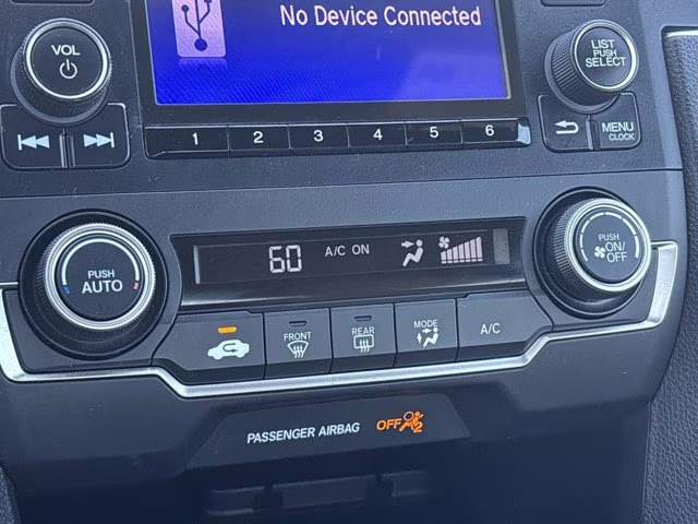 2018 White Honda Civic Coupe LX-P FWD Coupe