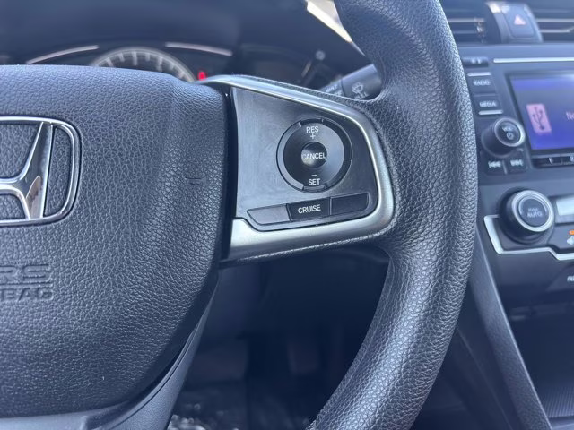 2018 White Honda Civic Coupe LX-P FWD Coupe