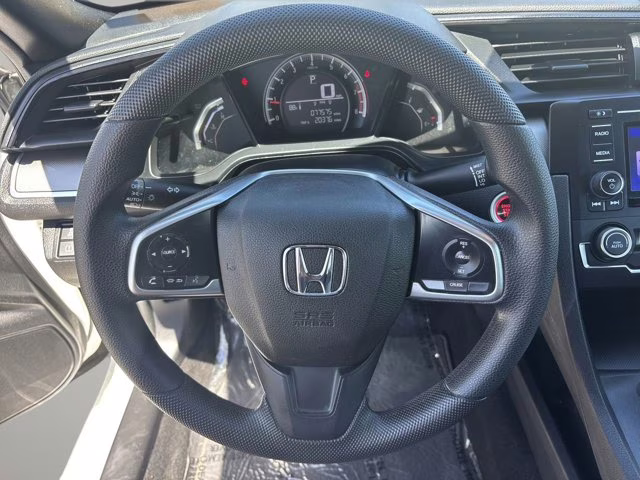 2018 White Honda Civic Coupe LX-P FWD Coupe