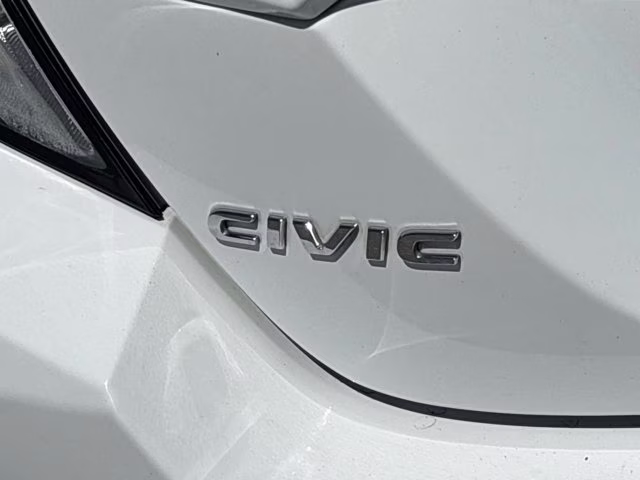 2018 White Honda Civic Coupe LX-P FWD Coupe