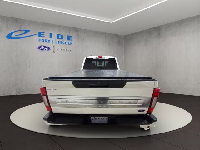 2020 Star White Metallic Tri-Coat Ford Super Duty F-250 SRW Platinum 4X4 Truck