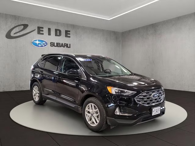 2022 Black Metallic Ford Edge SEL AWD SUV