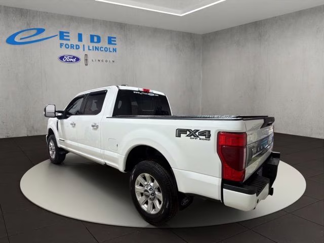 2020 Star White Metallic Tri-Coat Ford Super Duty F-250 SRW Platinum 4X4 Truck